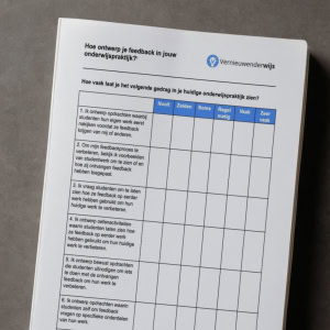 Hoe feedbackgeletterd is jouw onderwijsontwerp? (download)
