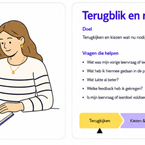 Van ‘het ging wel goed’ naar scherpe leervragen: routekaarten in de BBL